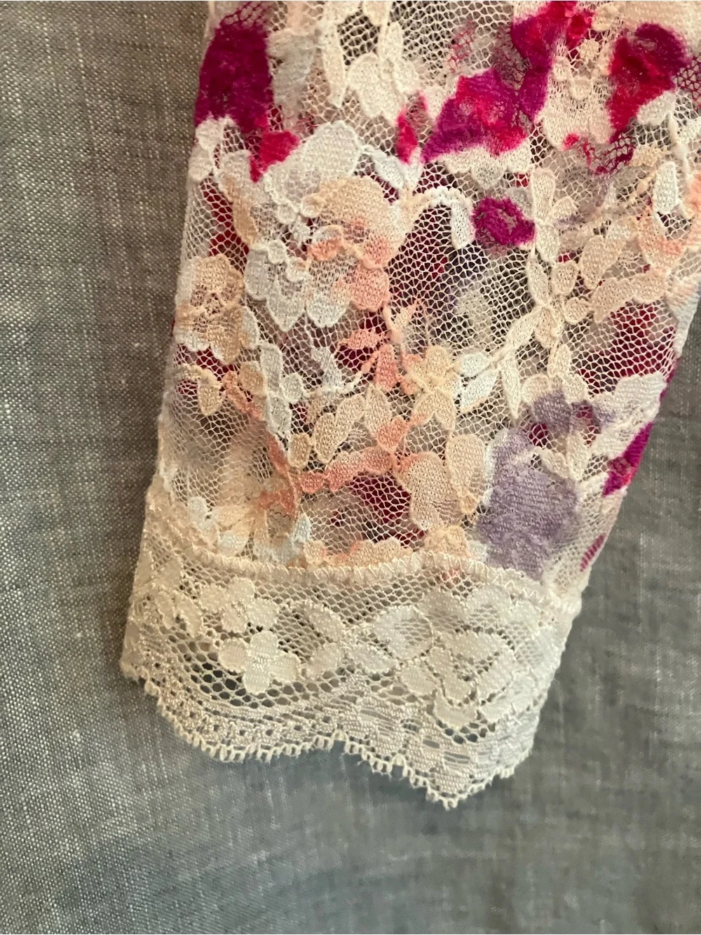 Free People Y2K Lace Layering Top